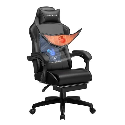 Chaise gaming GTPLAYER à housse amovible et dossier en maille