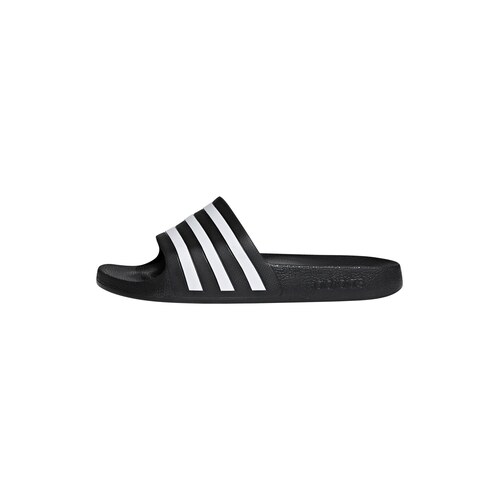 Claquettes adidas Adilette Aqua noires a trois bandes