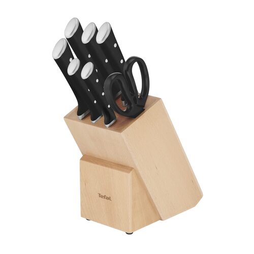 Set de couteaux Tefal Ice Force bloc 8 pièces acier allemand