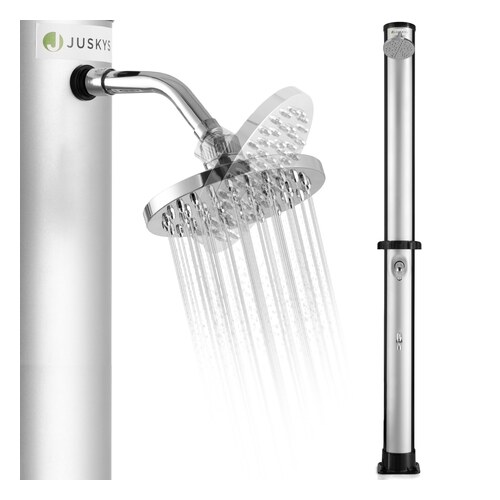 Douche solaire extérieure Juskys Victoria de 40 litres en aluminium