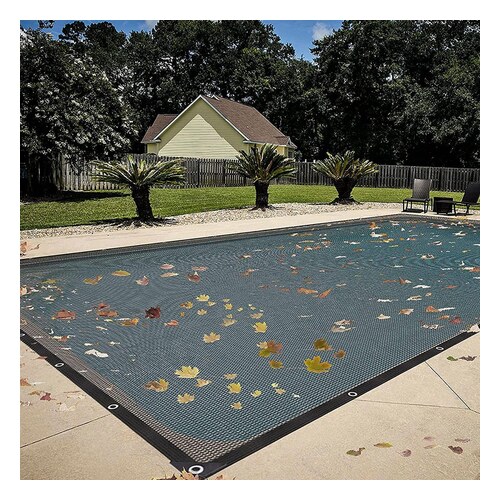Filet de protection rectangulaire pour piscine, disponible en 4 dimensions