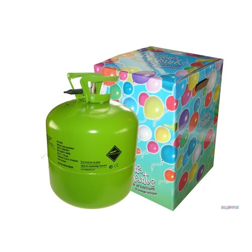 Bouteille d'hélium jetable P'tit Clown 50 ballons 0,42 m³