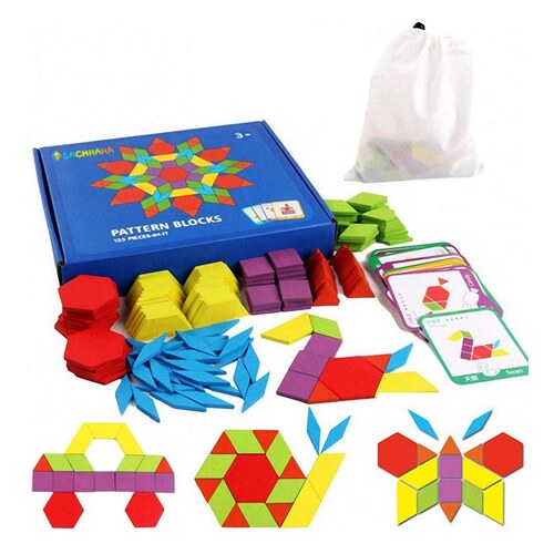 Tangram Montessori EACHHAHA en bois