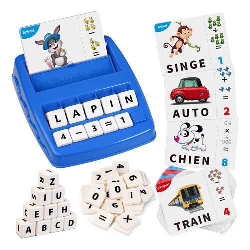 Jeu éducatif Joozmui pour composer des mots et poser des opérations