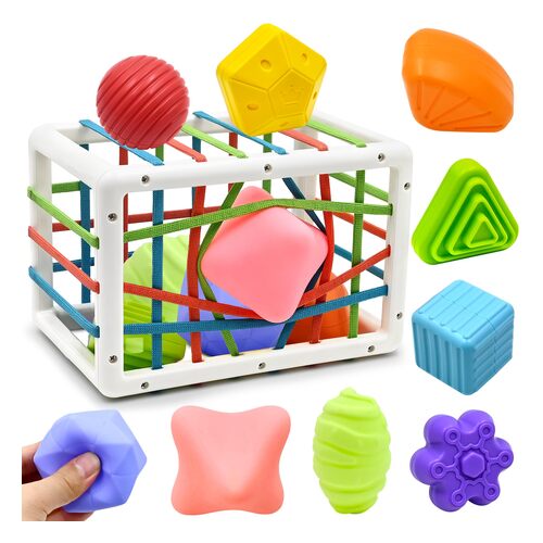 Cube sensoriel texturé