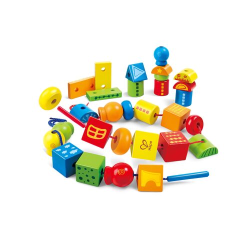 Hape 30 perles à enfiler