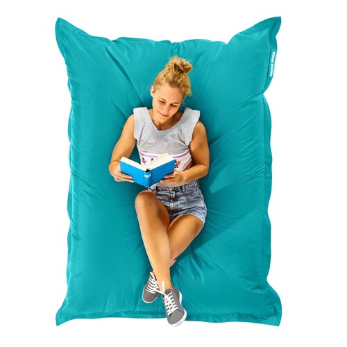 Pouf de piscine XXL Green Bean 140x180 cm rempli de billes EPS