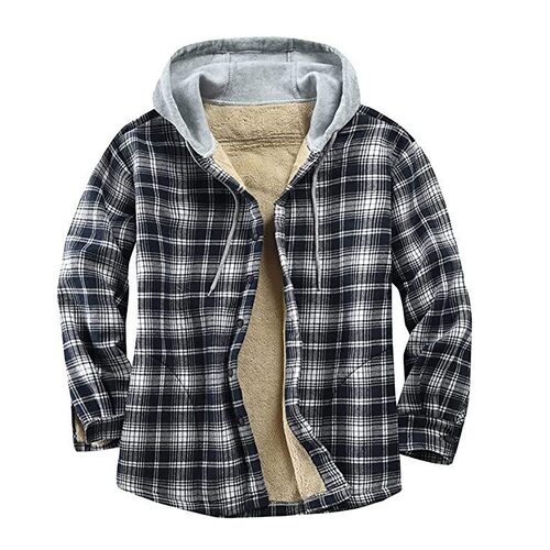 Veste carreaux flanelle