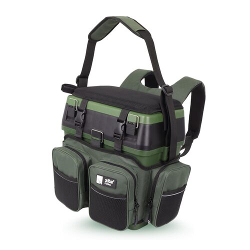 Sac à dos de pêche Zite Fishing avec assise et quatre boîtes intégrées